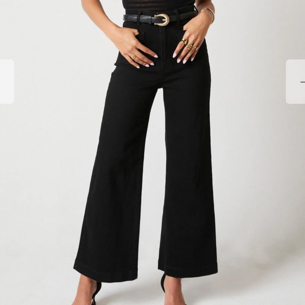ROLLA'S Black Flare & Wide Leg Jeans
